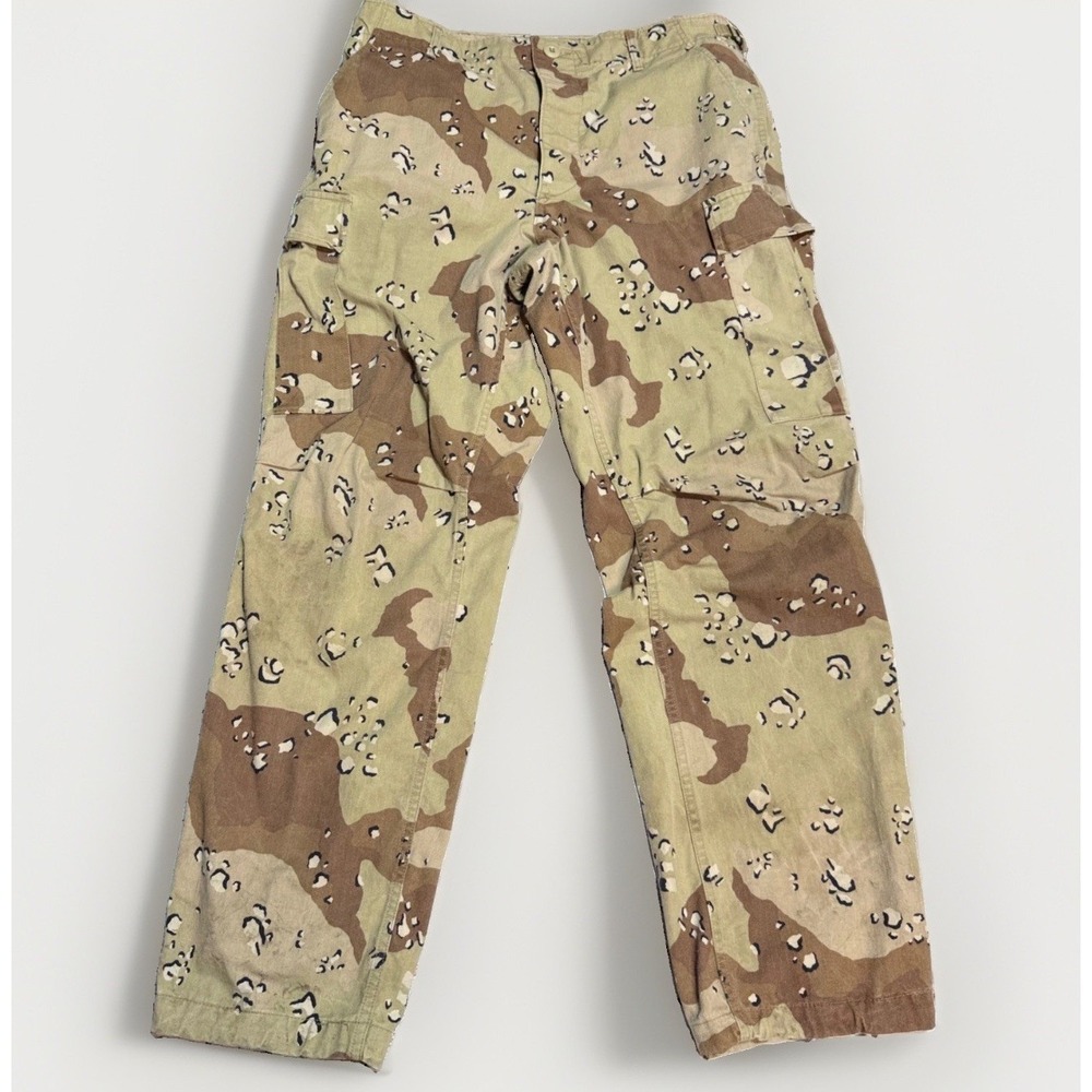 US Military Trousers Medium Regular chocolate chip Desert Camo Cargo Cotton